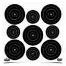 Picture of BIRCHWOOD CASEY DIRTY BIRD® 2 INCH & 3 INCH MULTI-COLOR BULL'S-EYE TARGETS
