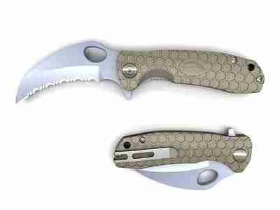 Picture of HONEY BADGER CLAW MEDIUM SERRATED (TAN)