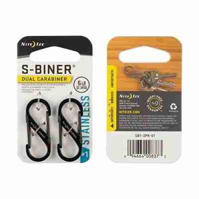 Picture of S-BINER® STAINLESS STEEL DUAL CARABINER
