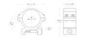 Picture of HAWKE MATCH MOUNT 30mm 2 PIECE WEAVER LOW