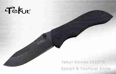 Picture of Tekut LK5273 Stonewash Folding knife with Sheath