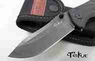 Picture of Tekut LK5273 Stonewash Folding knife with Sheath