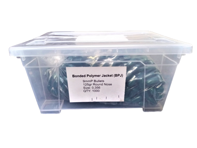 Picture of Silver Rapids 125gr BPJ 9mmP RN Bullets (1000)