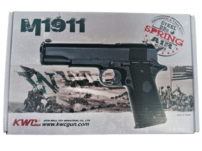 Picture of KWC 1911 SPRING 4.5mm BB PISTOL NON-BLOWBACK