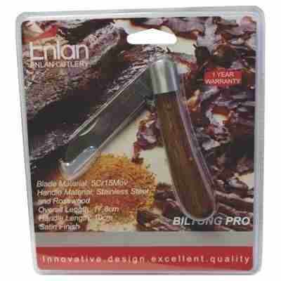 Picture of ENLAN BILTONG-PRO WOOD FOLDER S/FOOT BLADE BLISTER