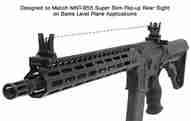 Picture of UTG AR15 Low Profile Flip-up Front Sight for Handguard