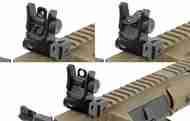 Picture of UTG AR15 Low Profile Flip-up Rear Sight with Dual Aiming Aperture