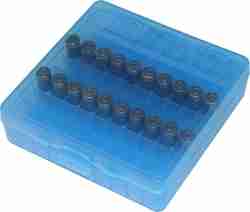 Picture of MTM AMMO BOX 100 RD 45, 10MM, 40 S&W (BLUE)