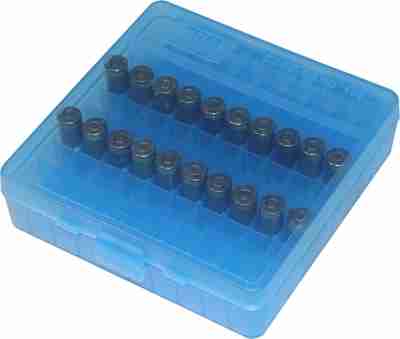 Picture of MTM AMMO BOX 100 RD 45, 10MM, 40 S&W (BLUE)