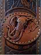Picture of EMBOSSED COBRA SLING WITH THUMB HOLE - ELEPHANT