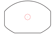 Picture of HAWKE REFLEX SIGHT 'WIDE VIEW' CIRCLE DOT RETICLE (WEAVER RAIL)