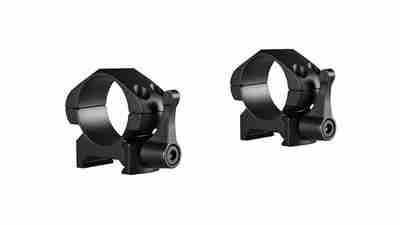 Picture of HAWKE PRECISION STEEL RING MOUNTS 1" 2 PIECE WEAVER LOW LEVER