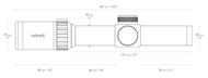 Picture of HAWKE VANTAGE 30 WA 1-8X24 CIRCLE DOT RETICLE