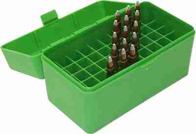 Picture of MTM Ammo Box 50 Round Flip-Top 22-250 6mm PPC 7mm BR
