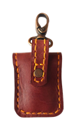 Picture of LEATHER POUCH WITH SMALL SCISSORS