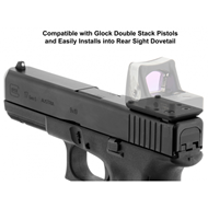 Picture of UTG® REAR SIGHT DOVETAIL OPTIC MOUNT, GLOCK® COMPATIBLE, FOR RMR®