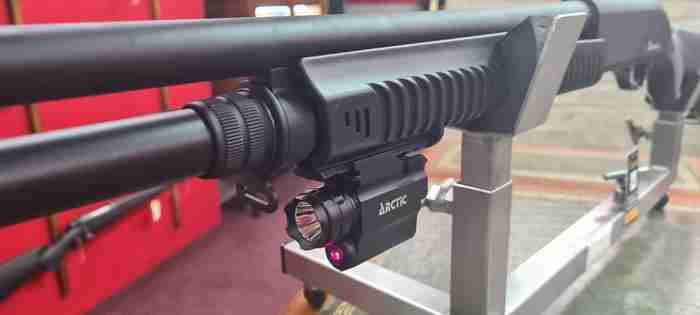 ARCTIC HANDGUN LED LIGHT WITH RED LASER | Bartlett Arms & Ammo (Pty) Ltd