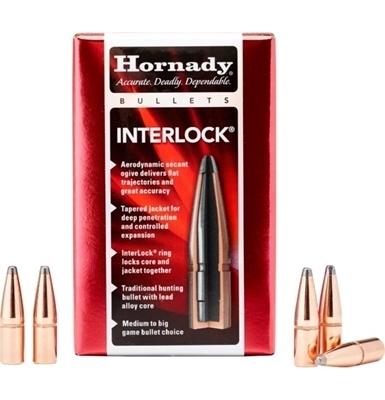 Picture of Hornady 30 Cal .308 165 gr InterLock® BTSP