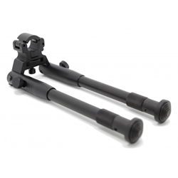 Picture of Yale Retractable Barrel Clamp-on Bipod, 6-9inch Adjustable Height
